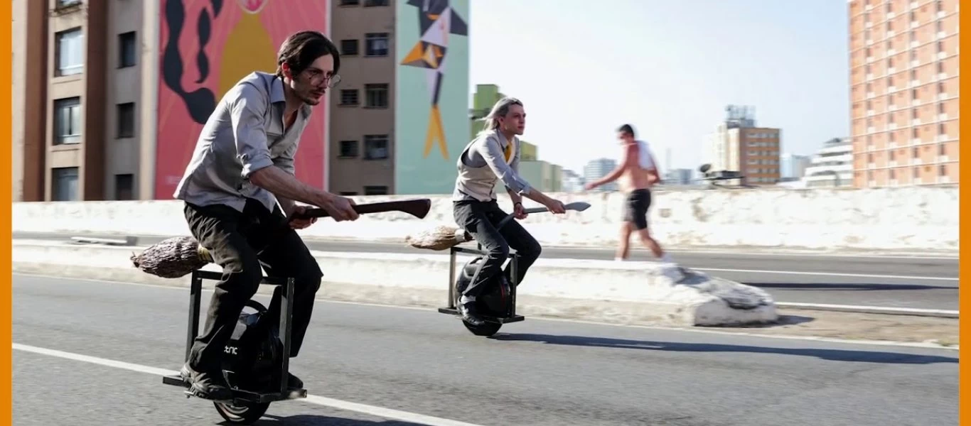 Το σκουπόξυλο του Χάρι Πότερ «πετάει» στους πολυσύχναστους δρόμους του Σάο Πάολο (βίντεο)